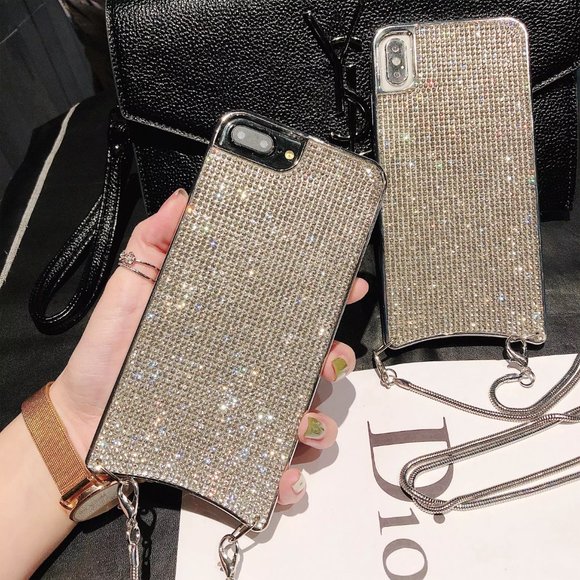 💎 CRYSTAL PAVE CROSSBODY FOR IPHONE 11 Pro - Picture 4 of 4